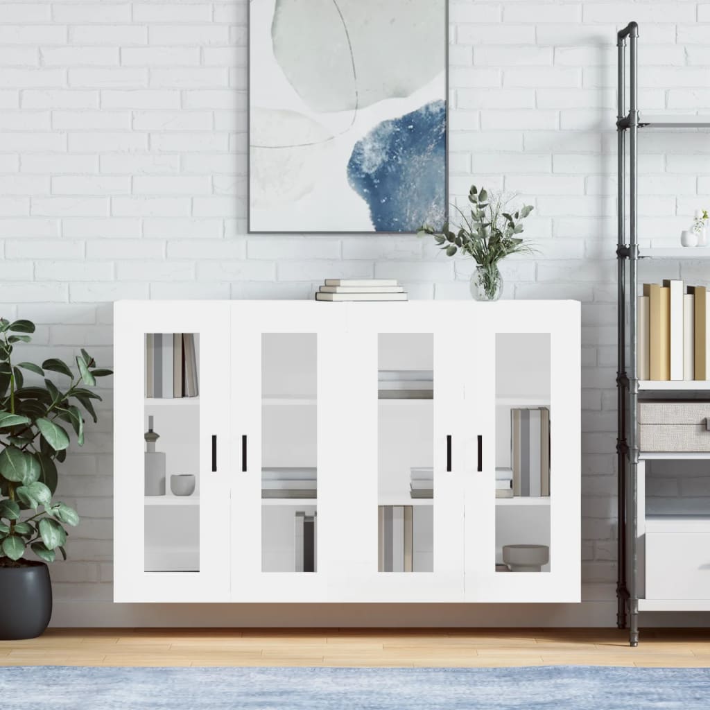 Wall Mounted Cabinets 2 Pcs Engineered Wood