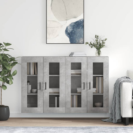 Wall Mounted Cabinets 2 Pcs Engineered Wood
