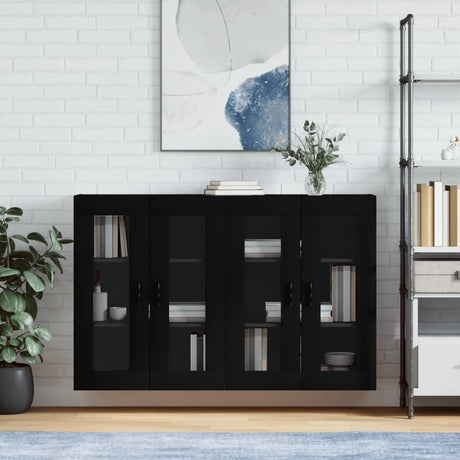 Wall Mounted Cabinets 2 Pcs Engineered Wood