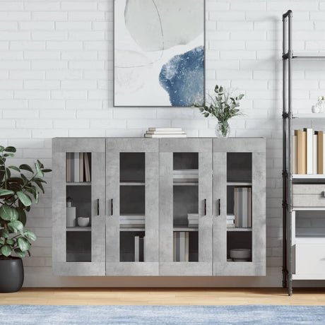 Wall Mounted Cabinets 2 Pcs Engineered Wood