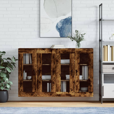 Wall Mounted Cabinets 2 Pcs Engineered Wood