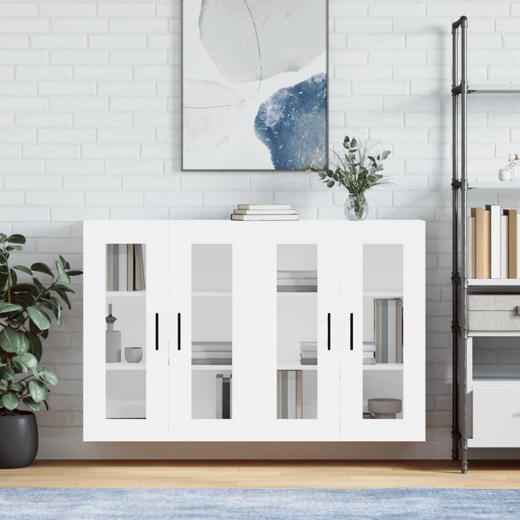 Wall Mounted Cabinets 2 Pcs Engineered Wood