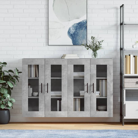 Wall Mounted Cabinets 2 Pcs Engineered Wood