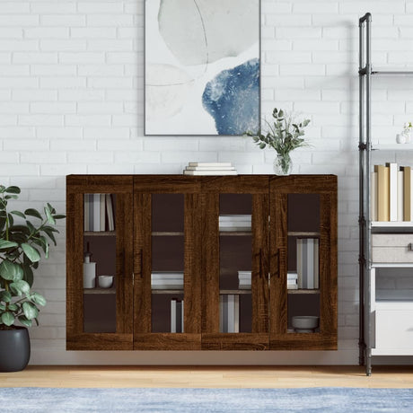 Wall Mounted Cabinets 2 Pcs Engineered Wood