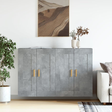 Wall Mounted Cabinets 2 Pcs Engineered Wood