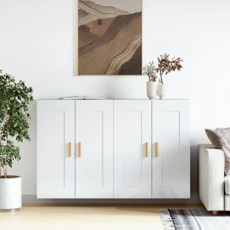 Wall Mounted Cabinets 2 Pcs Engineered Wood