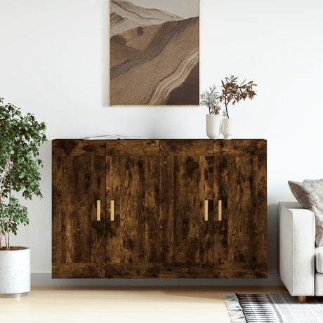 Wall Mounted Cabinets 2 Pcs Engineered Wood