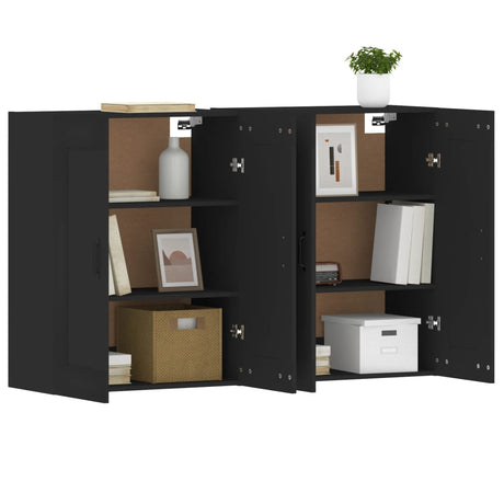 Wall Mounted Cabinets 2 Pcs Engineered Wood