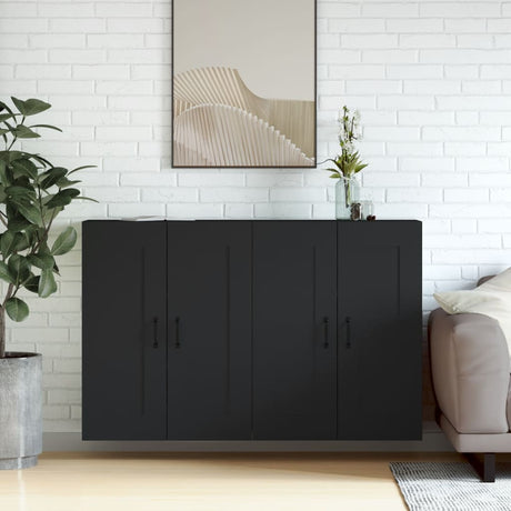 Wall Mounted Cabinets 2 Pcs Engineered Wood