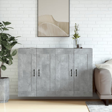 Wall Mounted Cabinets 2 Pcs Engineered Wood