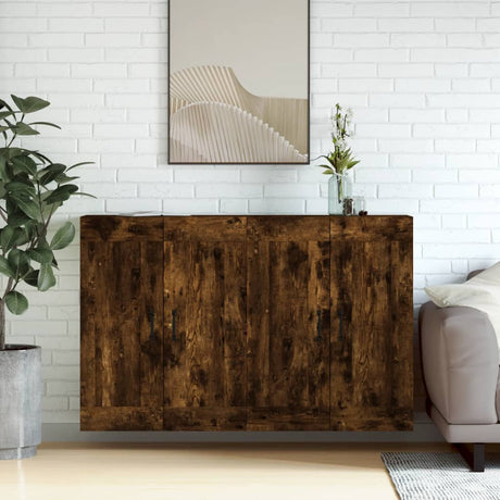 Wall Mounted Cabinets 2 Pcs Engineered Wood
