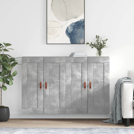 Wall Mounted Cabinets 2 Pcs Engineered Wood