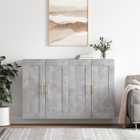 Wall Mounted Cabinets 2 Pcs Engineered Wood