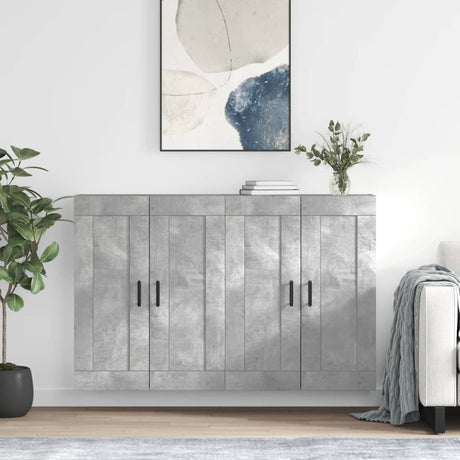 Wall Mounted Cabinets 2 Pcs Engineered Wood