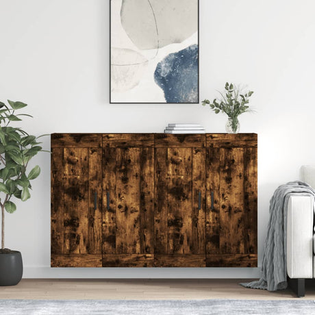 Wall Mounted Cabinets 2 Pcs Engineered Wood