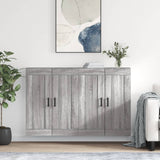 Wall Mounted Cabinets 2 Pcs Engineered Wood