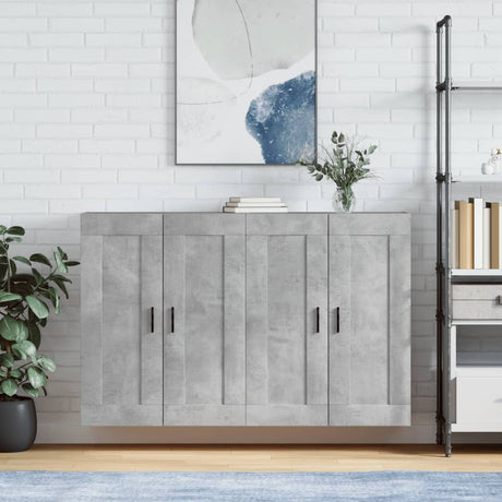 Wall Mounted Cabinets 2 Pcs Engineered Wood