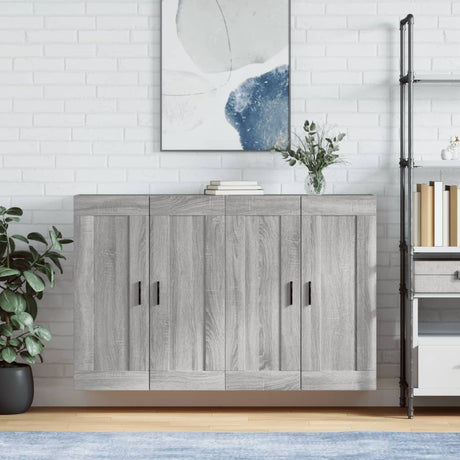 Wall Mounted Cabinets 2 Pcs Engineered Wood