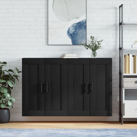 Wall Mounted Cabinets 2 Pcs Engineered Wood
