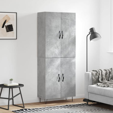Highboard 69.5X34X180 Cm Engineered Wood
