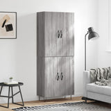 Highboard 69.5X34X180 Cm Engineered Wood