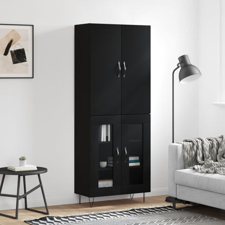 Highboard 69.5X34X180 Cm Engineered Wood