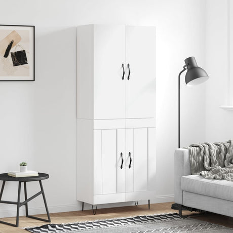 Highboard 69.5X34X180 Cm Engineered Wood