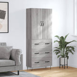 Highboard 69.5X34X180 Cm Engineered Wood