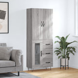 Highboard 69.5X34X180 Cm Engineered Wood