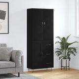 Highboard 69.5X34X180 Cm Engineered Wood