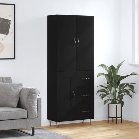 Highboard 69.5X34X180 Cm Engineered Wood