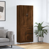 Highboard 69.5X34X180 Cm Engineered Wood
