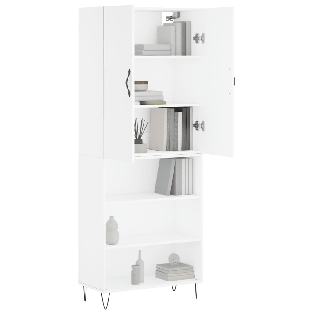 Highboard 69.5X34X180 Cm Engineered Wood