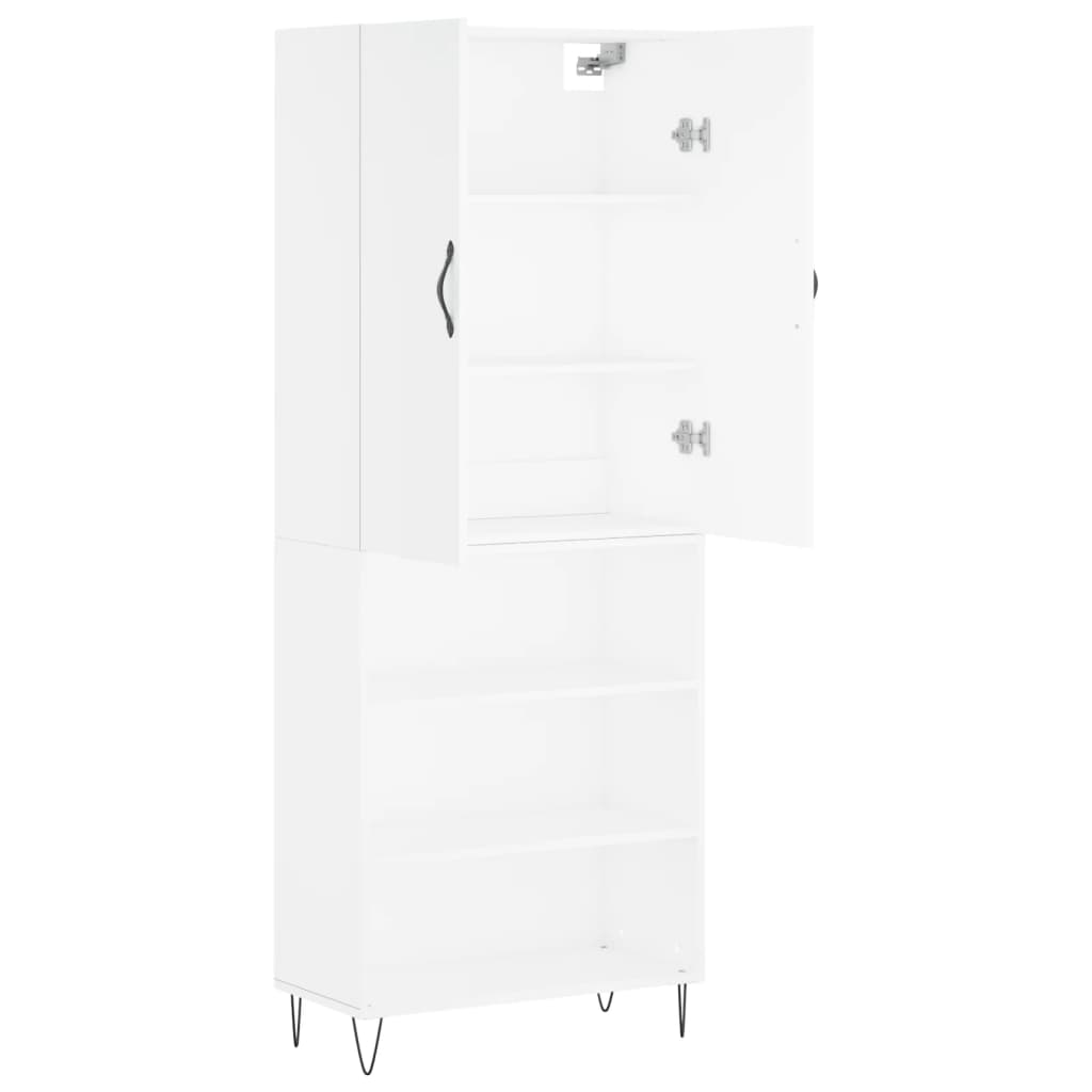 Highboard 69.5X34X180 Cm Engineered Wood