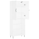 Highboard 69.5X34X180 Cm Engineered Wood