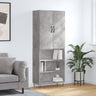 Highboard 69.5X34X180 Cm Engineered Wood