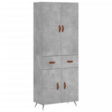 Highboard 69.5X34X180 Cm Engineered Wood