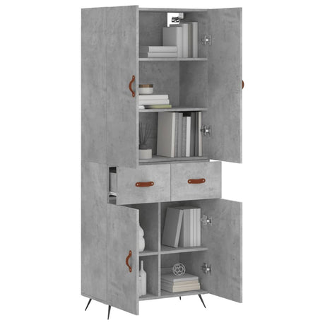 Highboard 69.5X34X180 Cm Engineered Wood