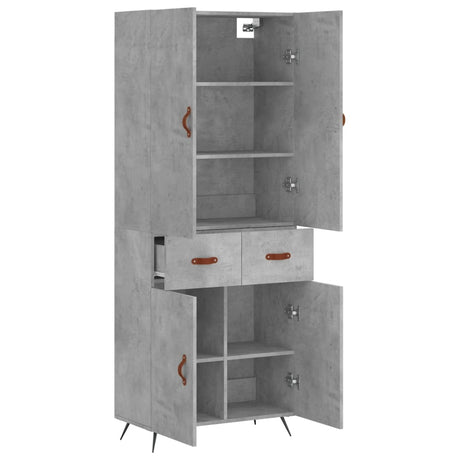 Highboard 69.5X34X180 Cm Engineered Wood