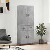 Highboard 69.5X34X180 Cm Engineered Wood