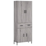 Highboard 69.5X34X180 Cm Engineered Wood