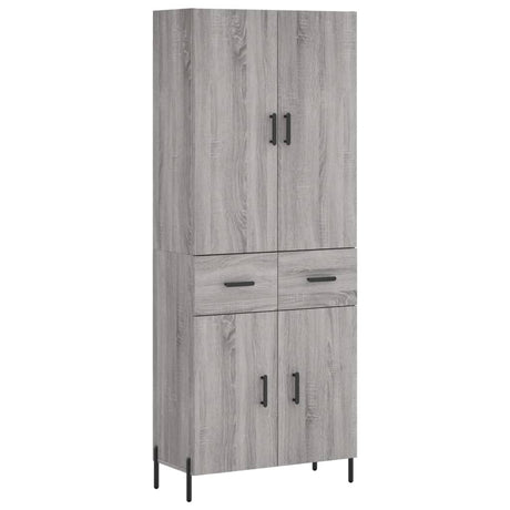 Highboard 69.5X34X180 Cm Engineered Wood