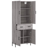Highboard 69.5X34X180 Cm Engineered Wood
