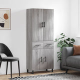 Highboard 69.5X34X180 Cm Engineered Wood
