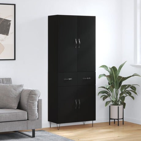 Highboard 69.5X34X180 Cm Engineered Wood