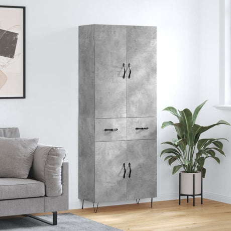 Highboard 69.5X34X180 Cm Engineered Wood