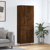 Highboard 69.5X34X180 Cm Engineered Wood