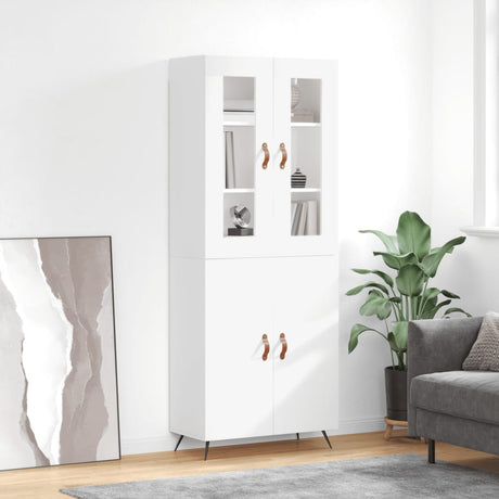 Highboard 69.5X34X180 Cm Engineered Wood