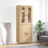 Highboard 69.5X34X180 Cm Engineered Wood