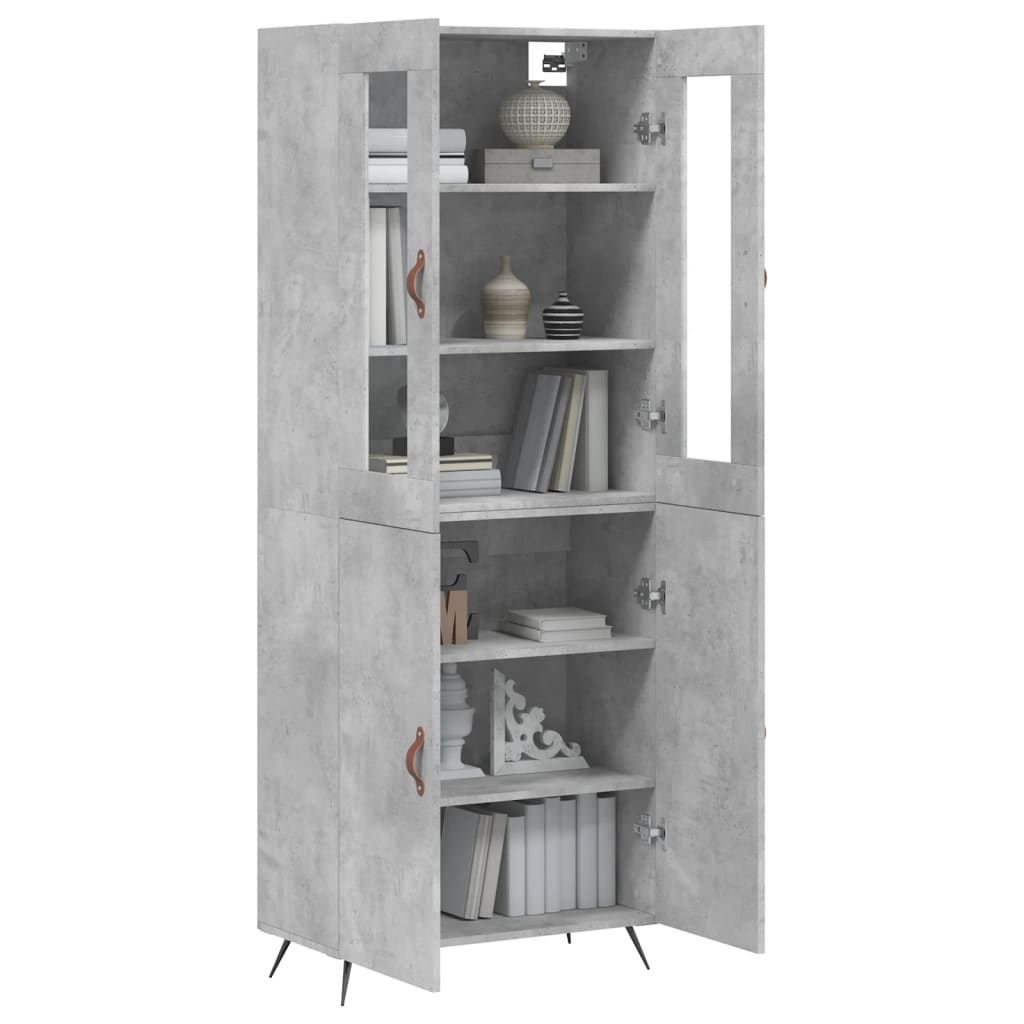 Highboard 69.5X34X180 Cm Engineered Wood